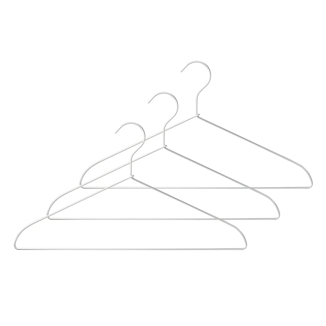 Aluminium Clothes Hanger - 45cm (3 Pack) - Image 3