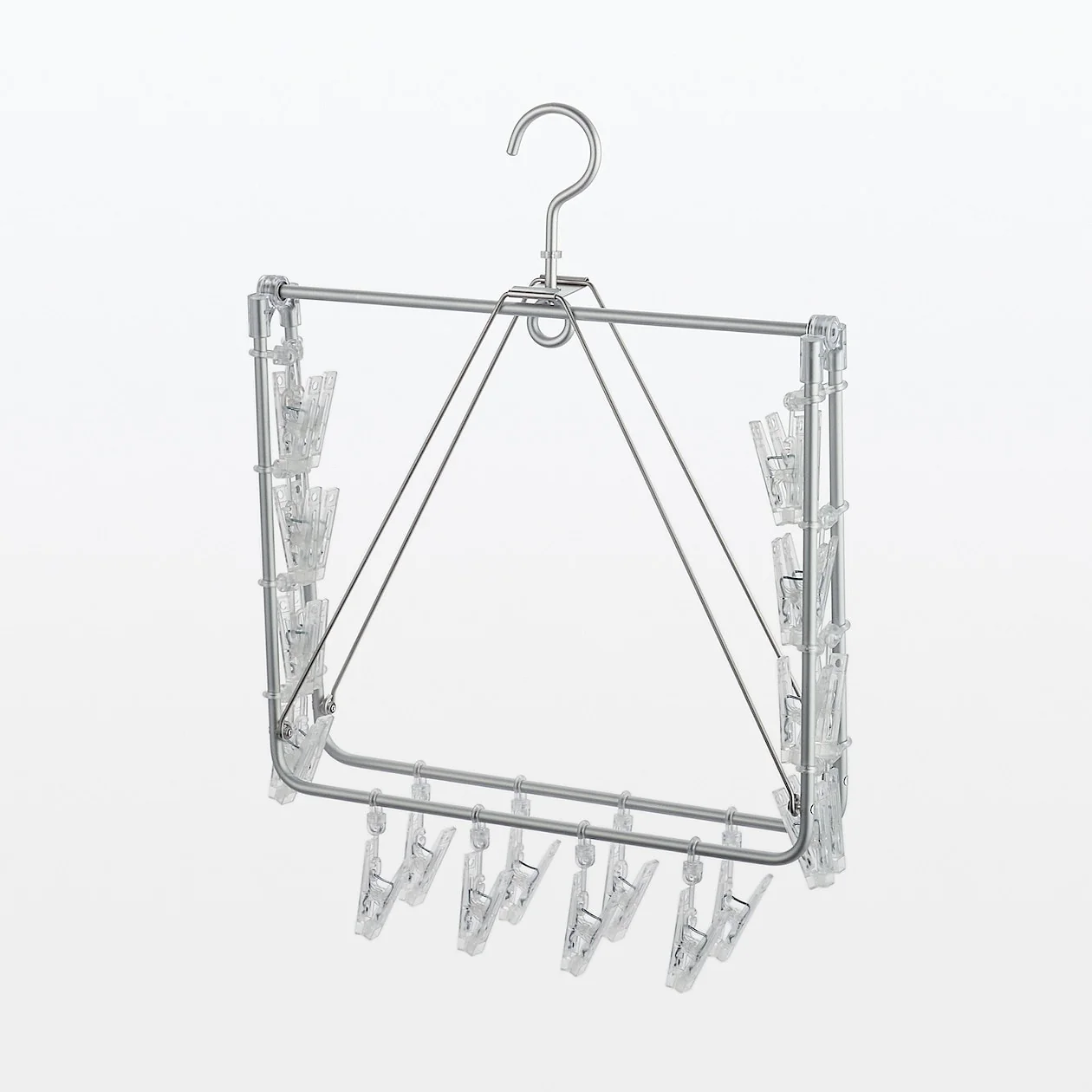 Aluminium Square Hanger - 24 Pegs - Image 5