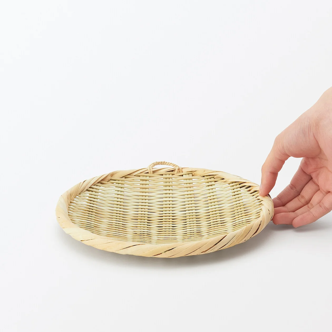 Bamboo Woven Strainer Basket