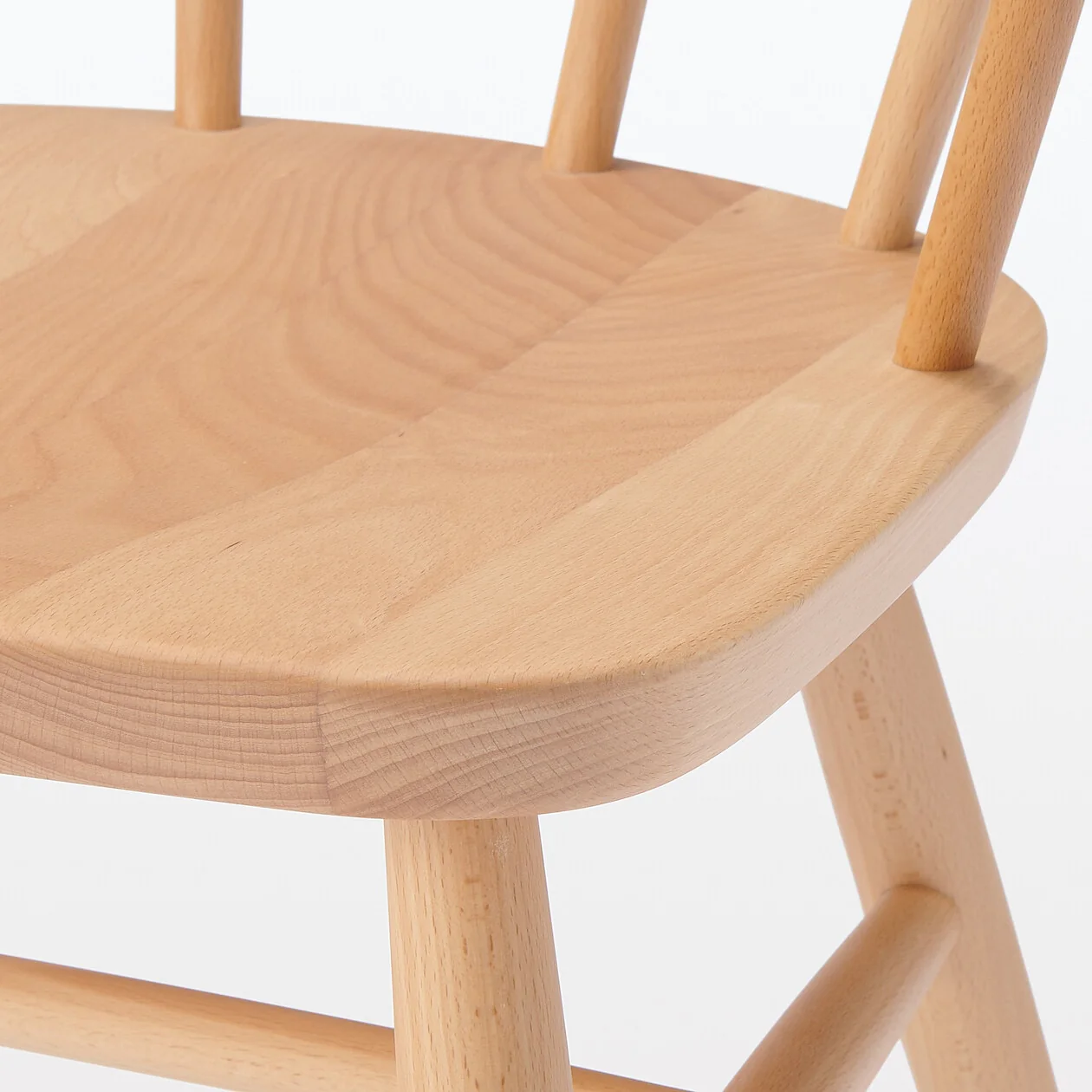 Beechwood Armchair with Round Legs - Image 10