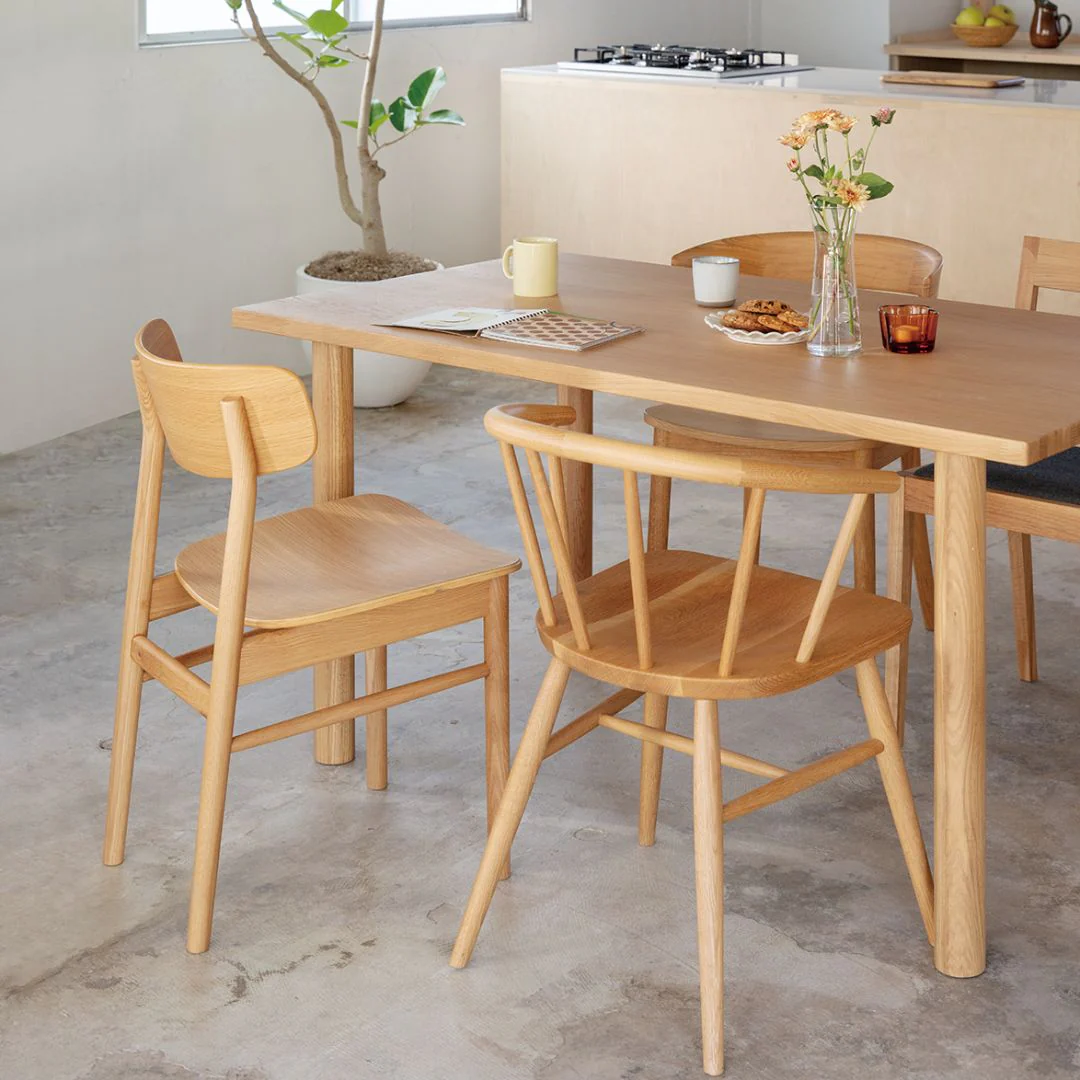 Beechwood Armchair with Round Legs - Image 3