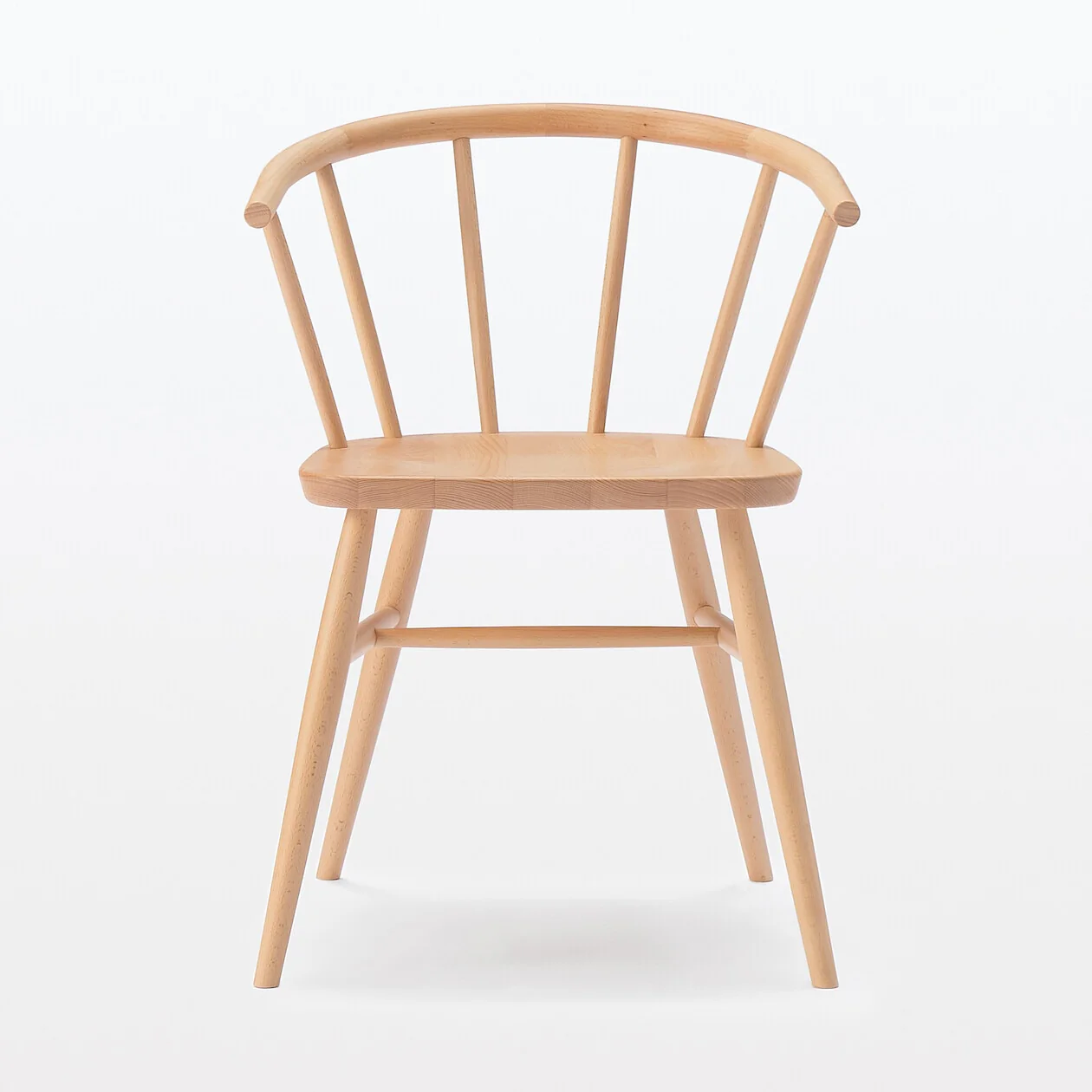 Beechwood Armchair with Round Legs - Image 6