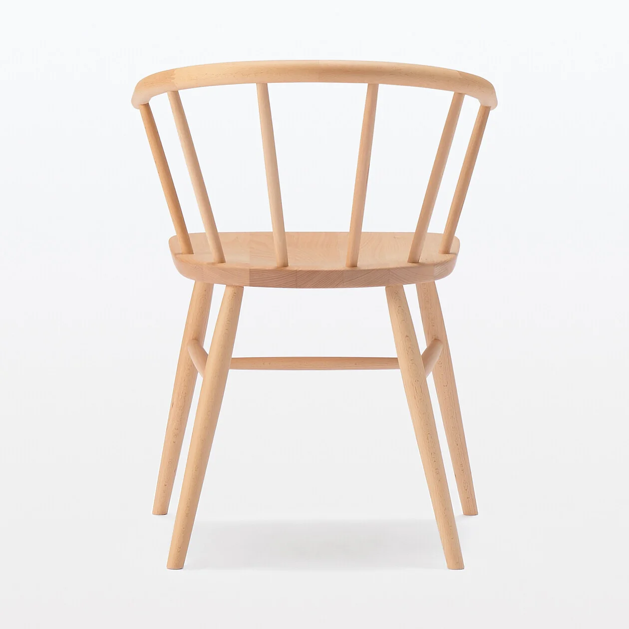 Beechwood Armchair with Round Legs - Image 8
