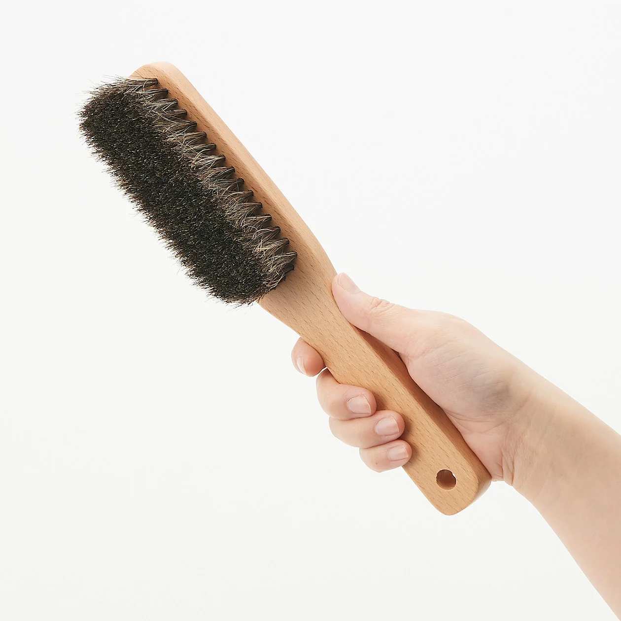 Beech Shoe Horsehair Dusting Brush - Image 8