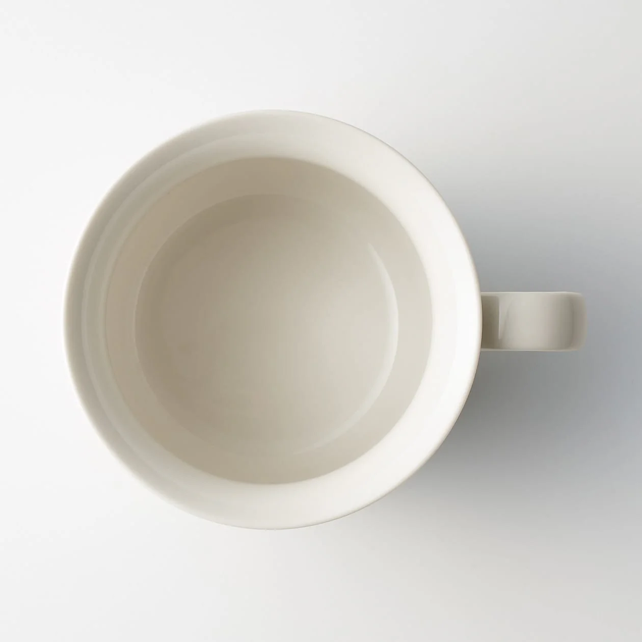 Beige Porcelain Cup - 210ml - Image 5