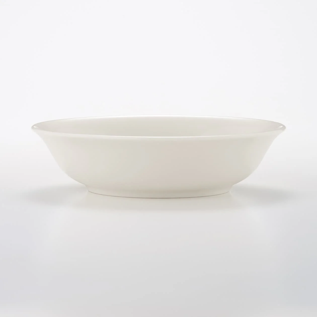 Beige Porcelain Deep Dish