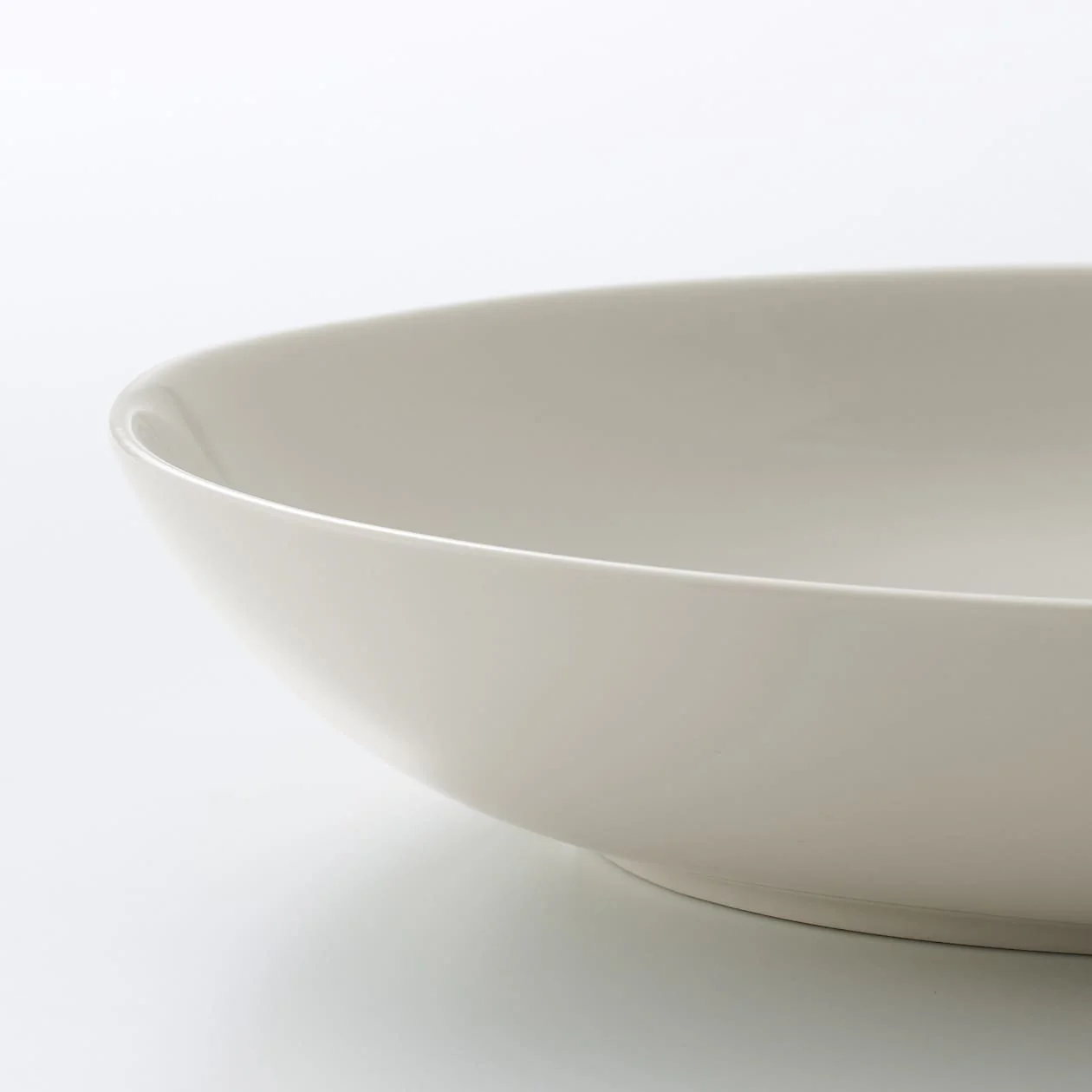 Beige Porcelain Oval Dish - Image 11