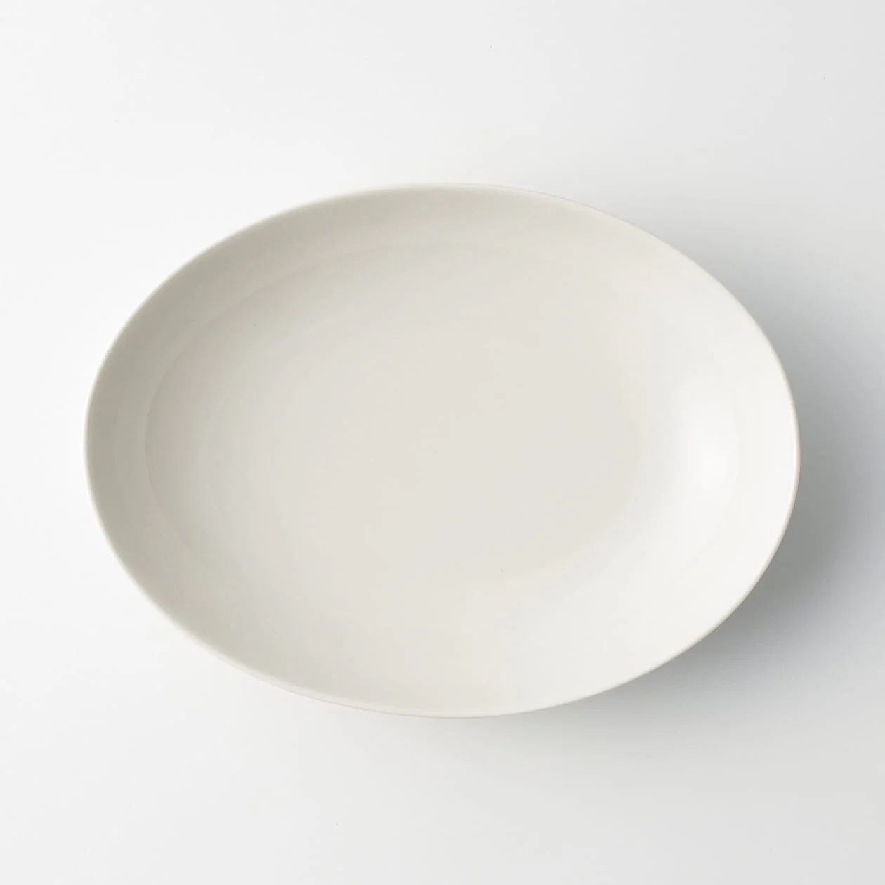 Beige Porcelain Oval Dish - Image 9