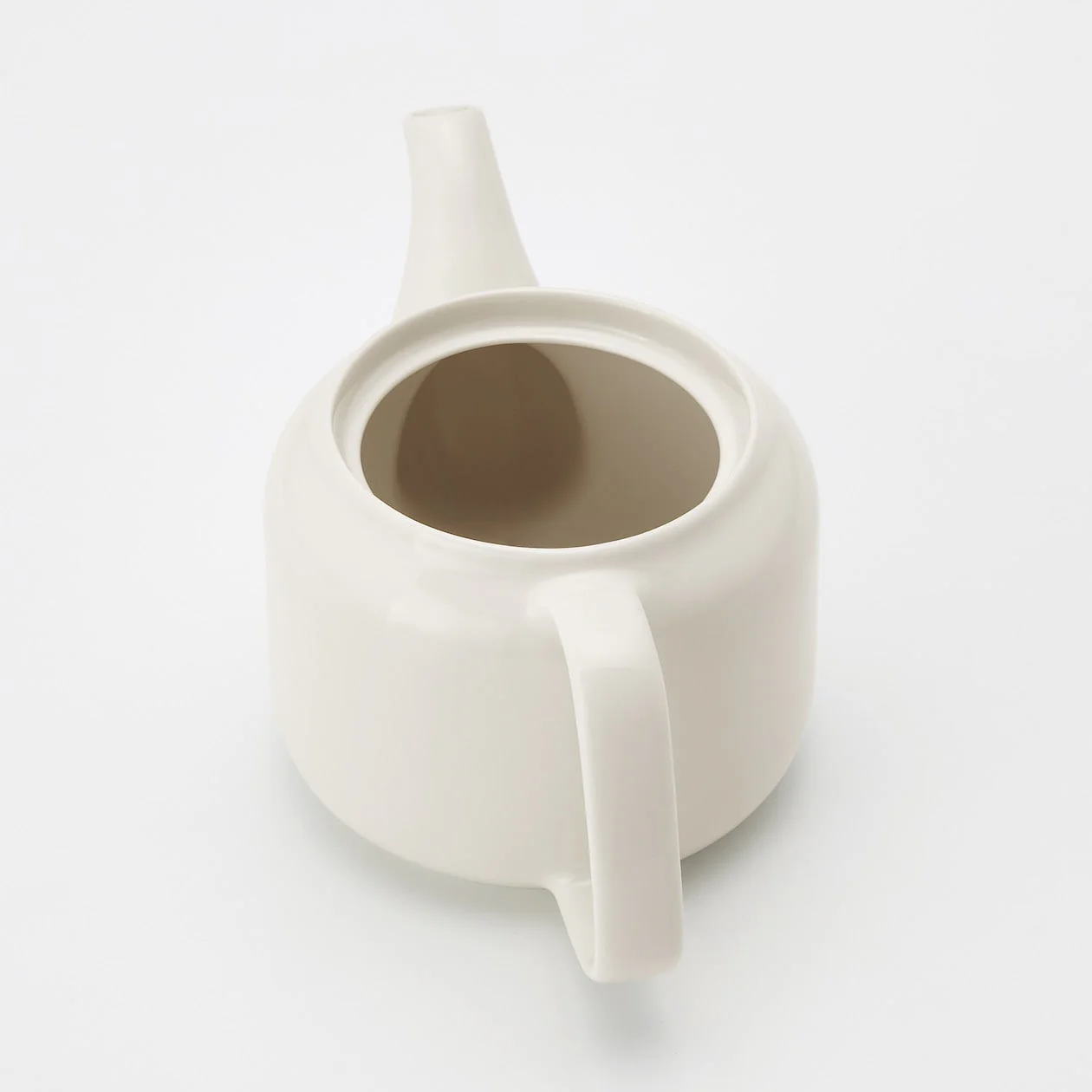 Beige Porcelain Teapot - Image 6