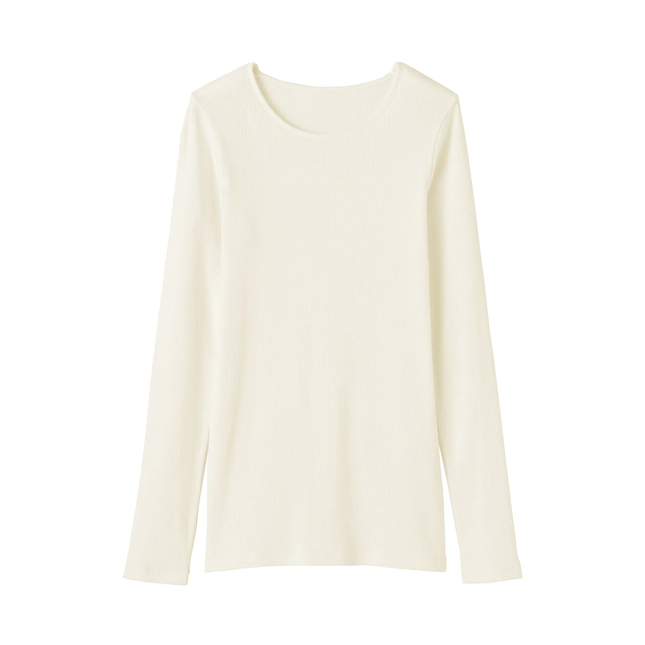 Cotton Cashmere Rib Crewneck T-Shirt - Image 10