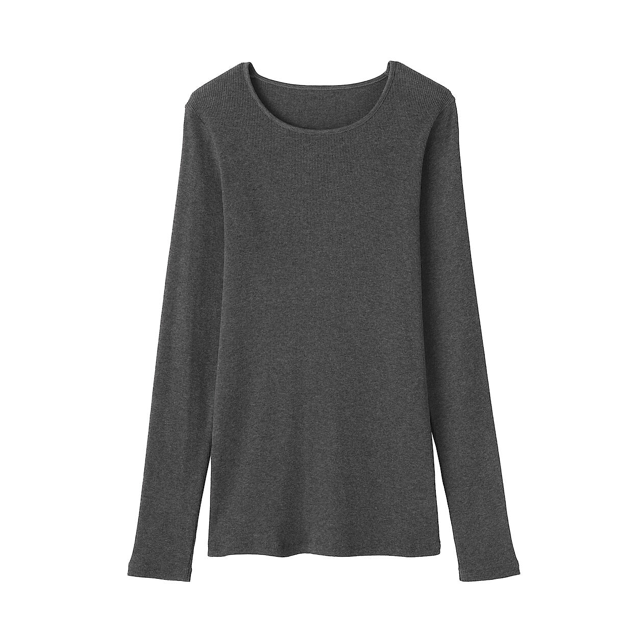 Cotton Cashmere Rib Crewneck T-Shirt - Image 6