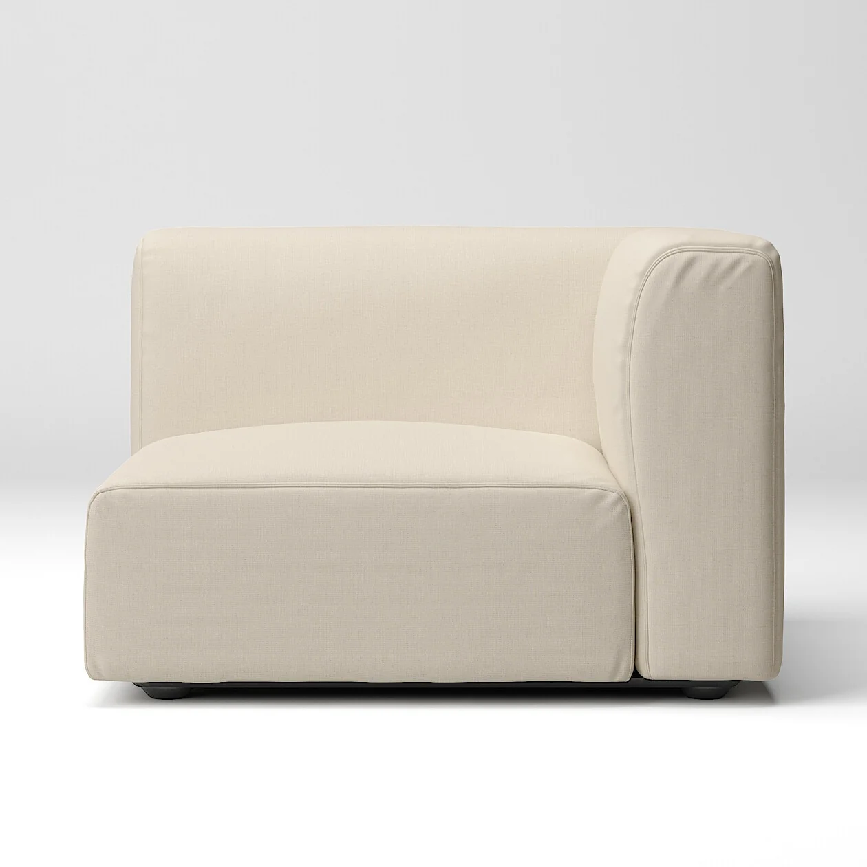 Cotton Linen Cover for Unit Sofa with Armrests - Image 3