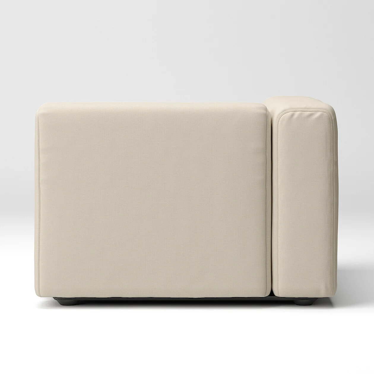 Cotton Linen Cover for Unit Sofa with Armrests - Image 4