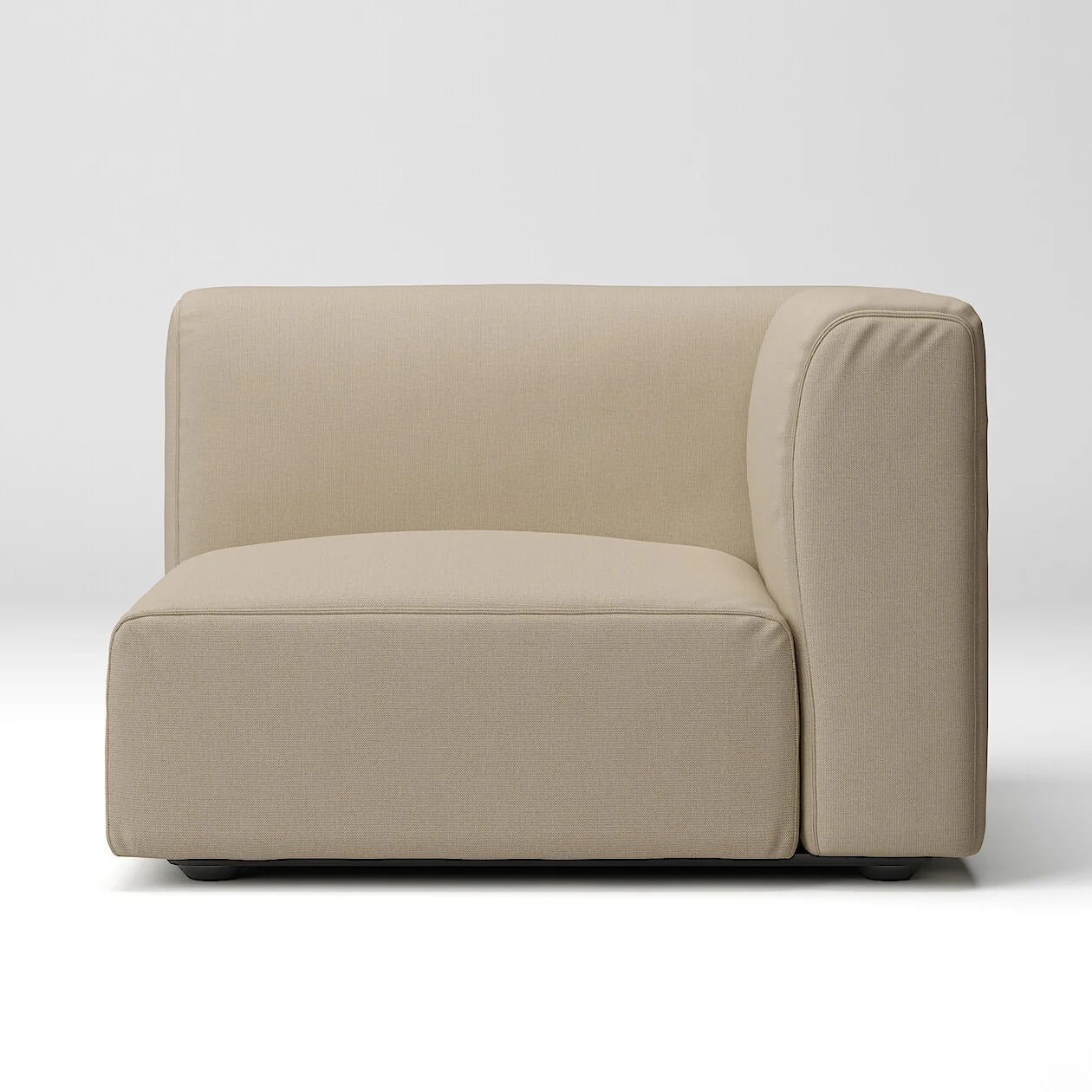 Cotton Linen Cover for Unit Sofa with Armrests - Image 8