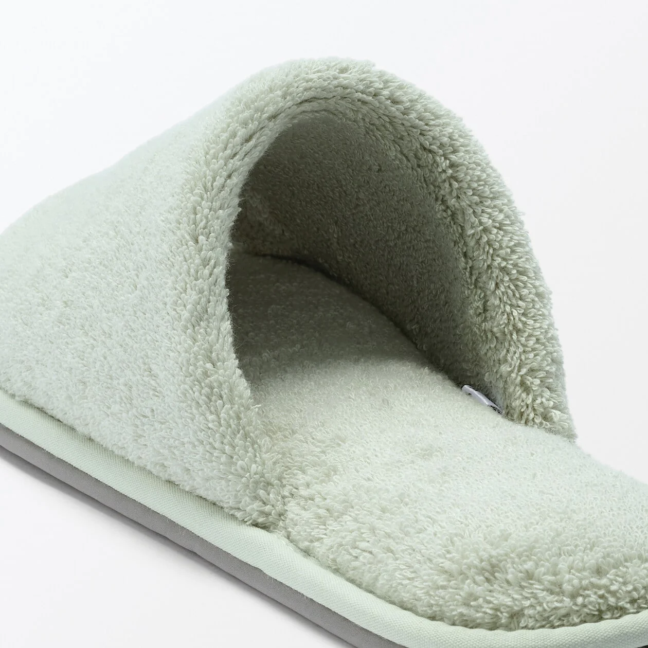 Cotton Pile Open Toe Slippers - Image 3