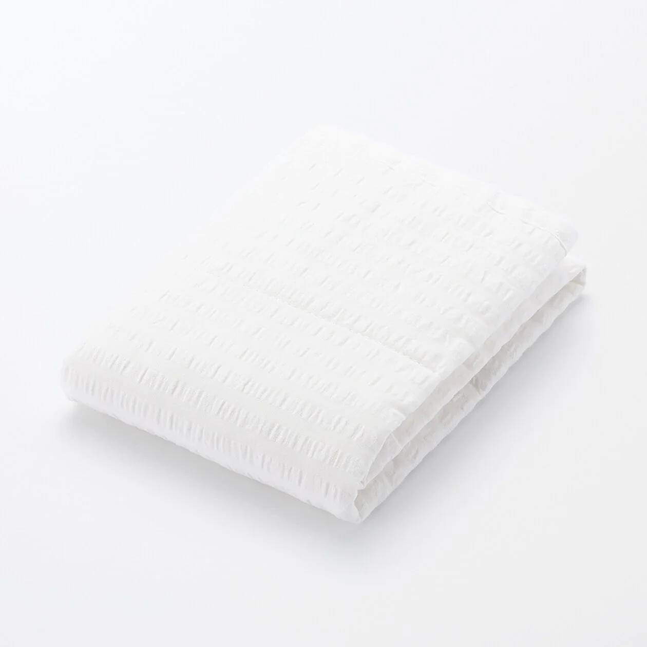 Cotton Seersucker Pillow Pad With Ties - Image 8