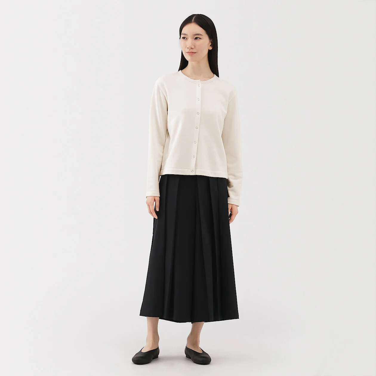 French Terry Sweatshirt Cardigan - Image 18