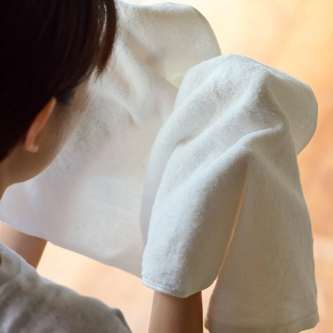 Twin Pile Face Towel with Loop