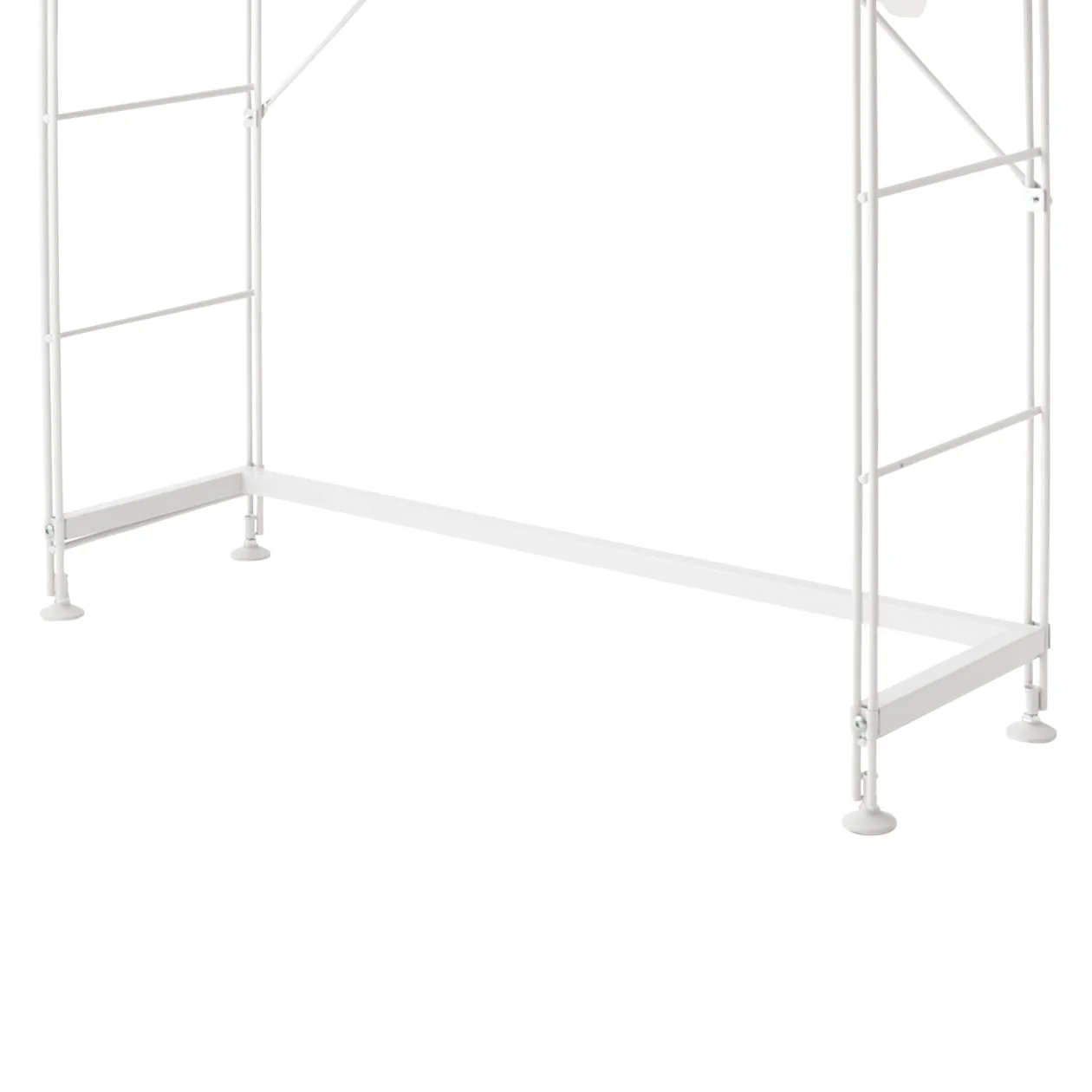 Frame Reinforcement Part for Light Grey Steel Unit Shelf Set