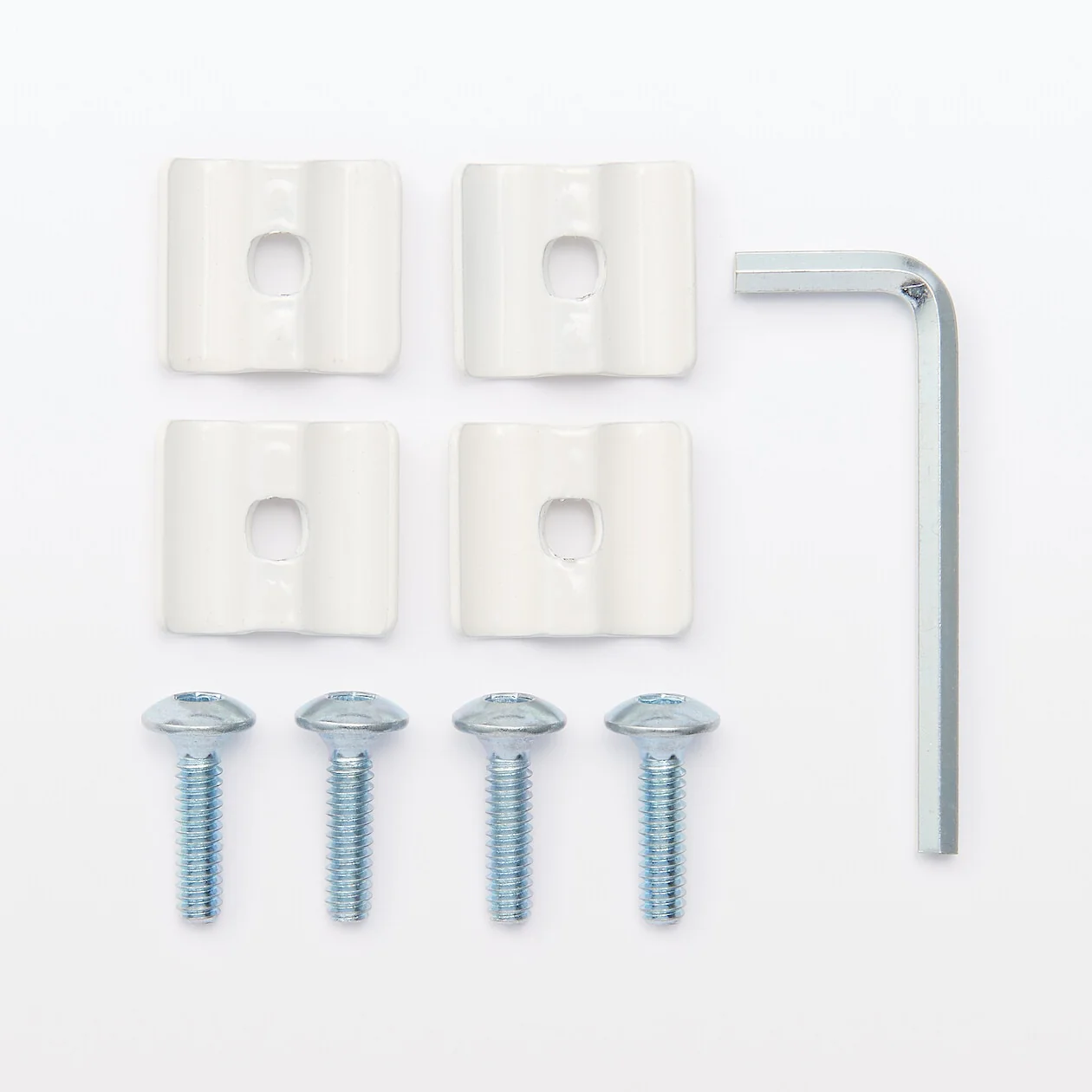 Frame Reinforcement Part for Light Grey Steel Unit Shelf Set - Image 3