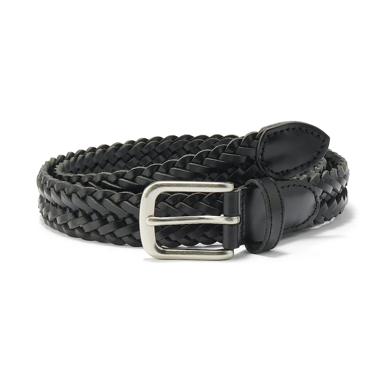 Vegetable Tanned Hand-Knitted Leather Belt - Image 2