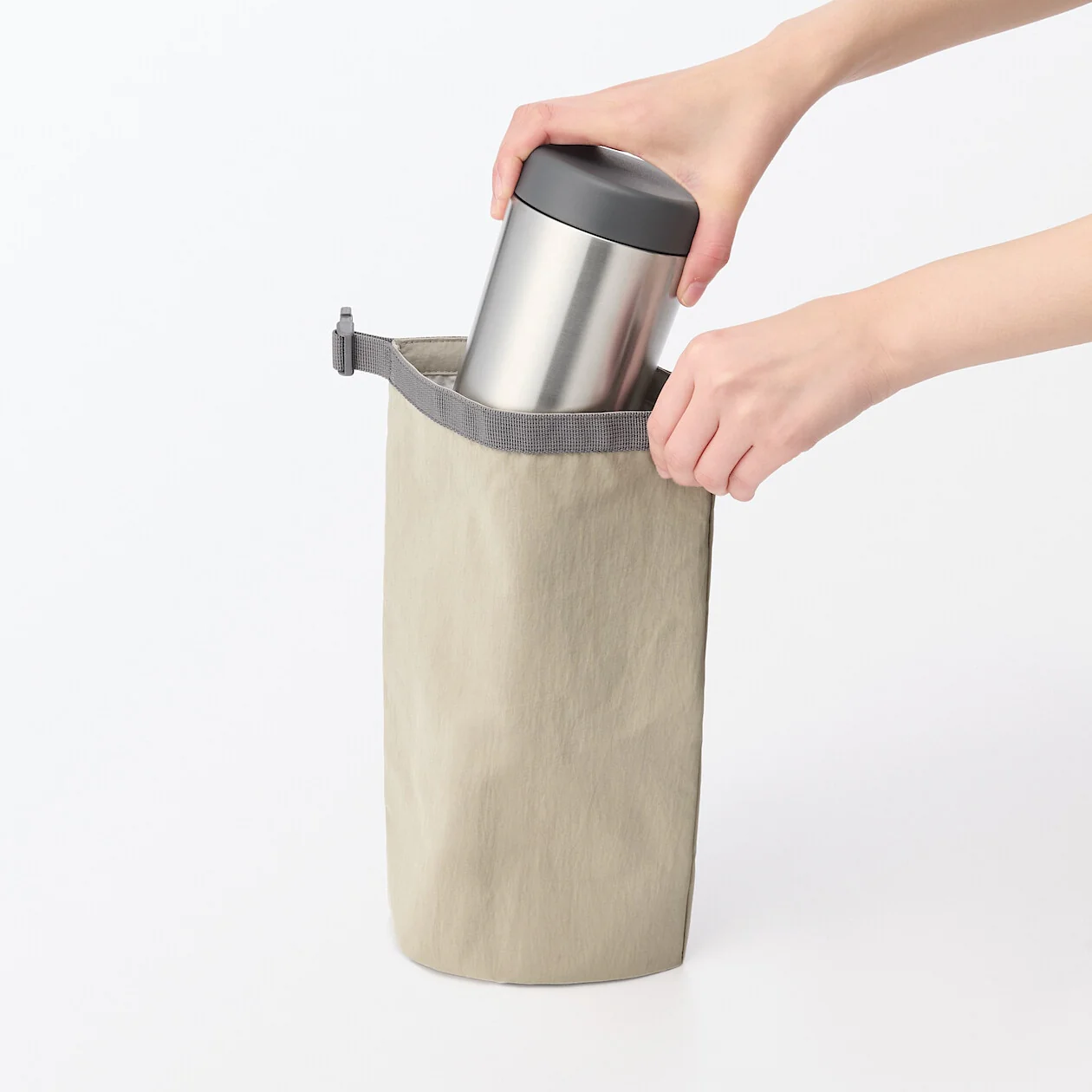 Height-Adjustable Roll-Top Lunch Bag - Small - Image 16