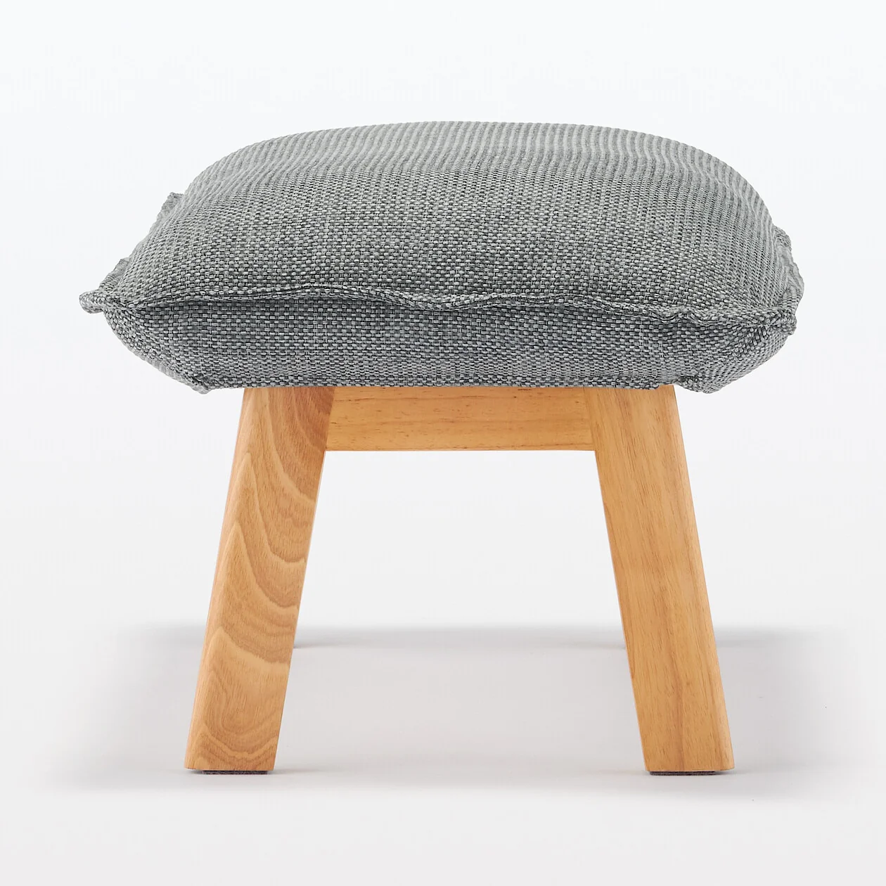 High-Back Reclining Sofa Ottoman with Plain Weave Cover - Image 4