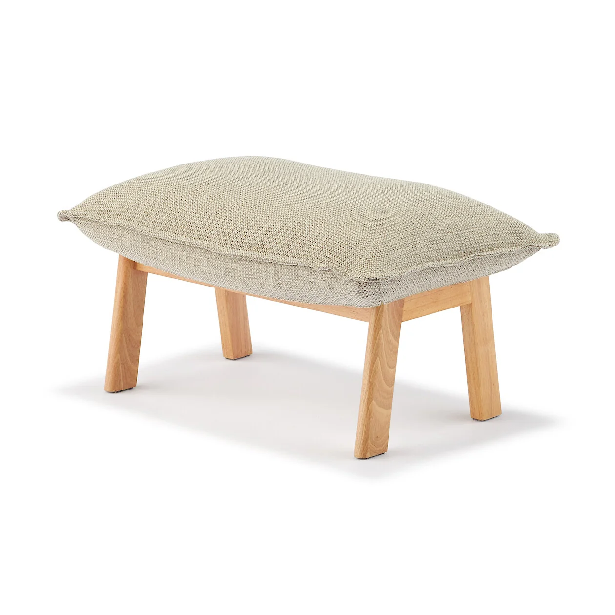 High-Back Reclining Sofa Ottoman with Plain Weave Cover - Image 8