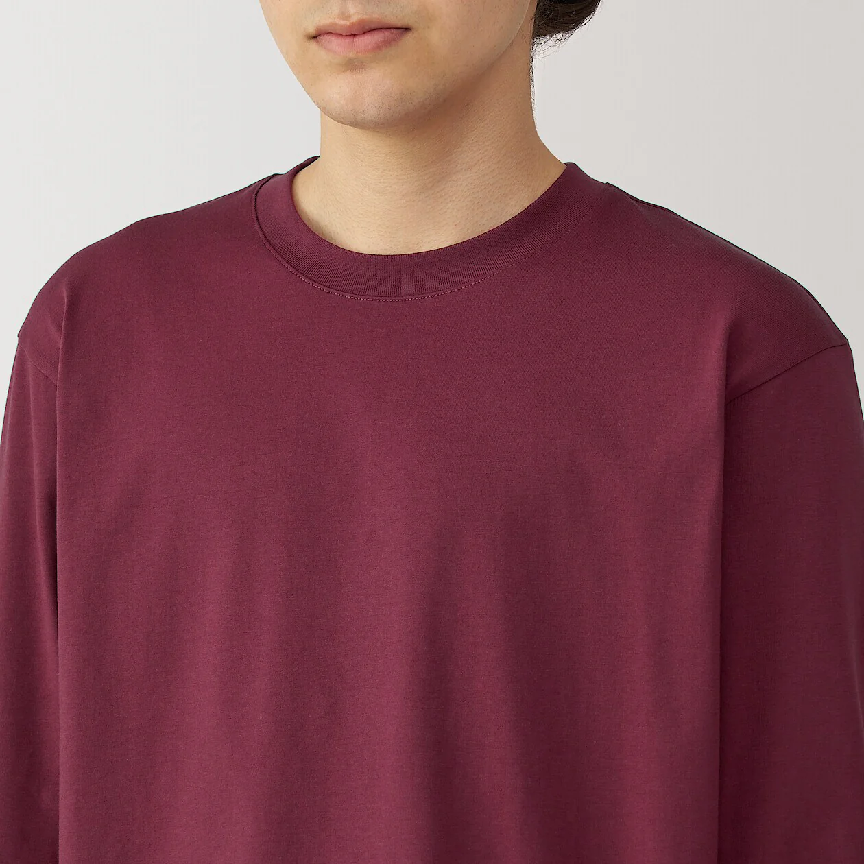 Jersey Crewneck Long Sleeve T-Shirt - Image 12