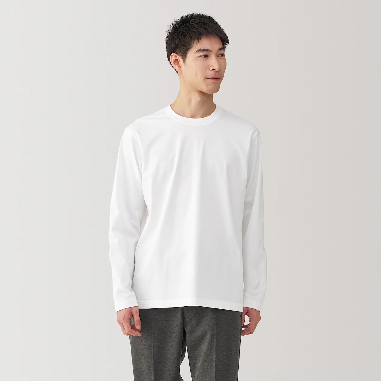 Jersey Crewneck Long Sleeve T-Shirt - Image 27