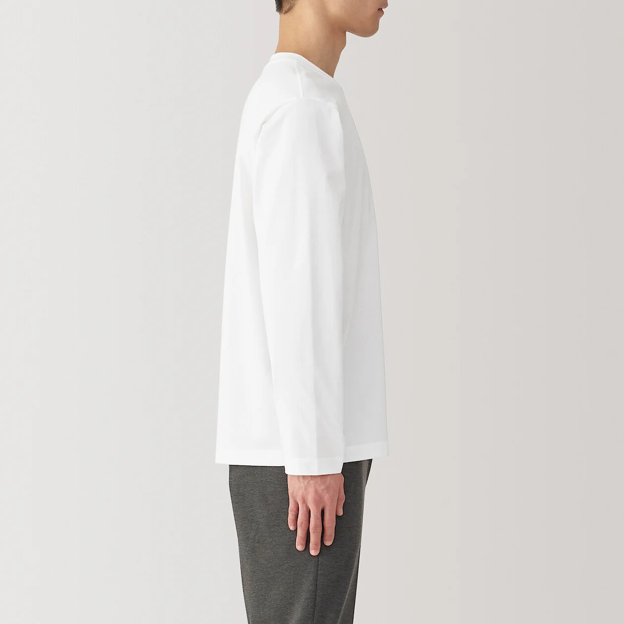 Jersey Crewneck Long Sleeve T-Shirt - Image 29