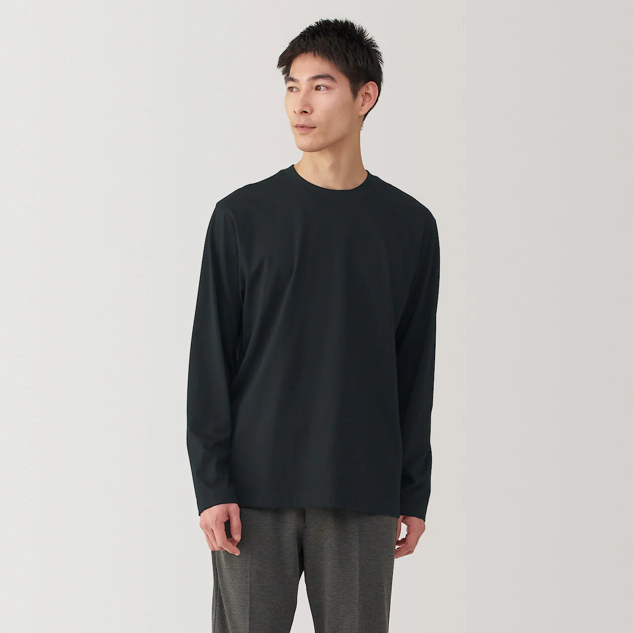 Jersey Crewneck Long Sleeve T-Shirt - Image 34