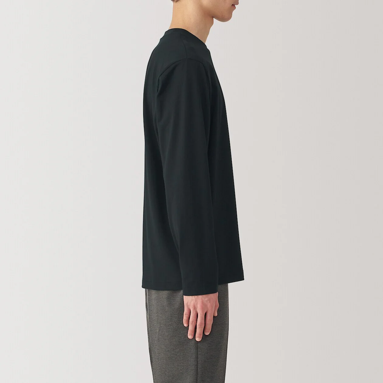 Jersey Crewneck Long Sleeve T-Shirt - Image 36