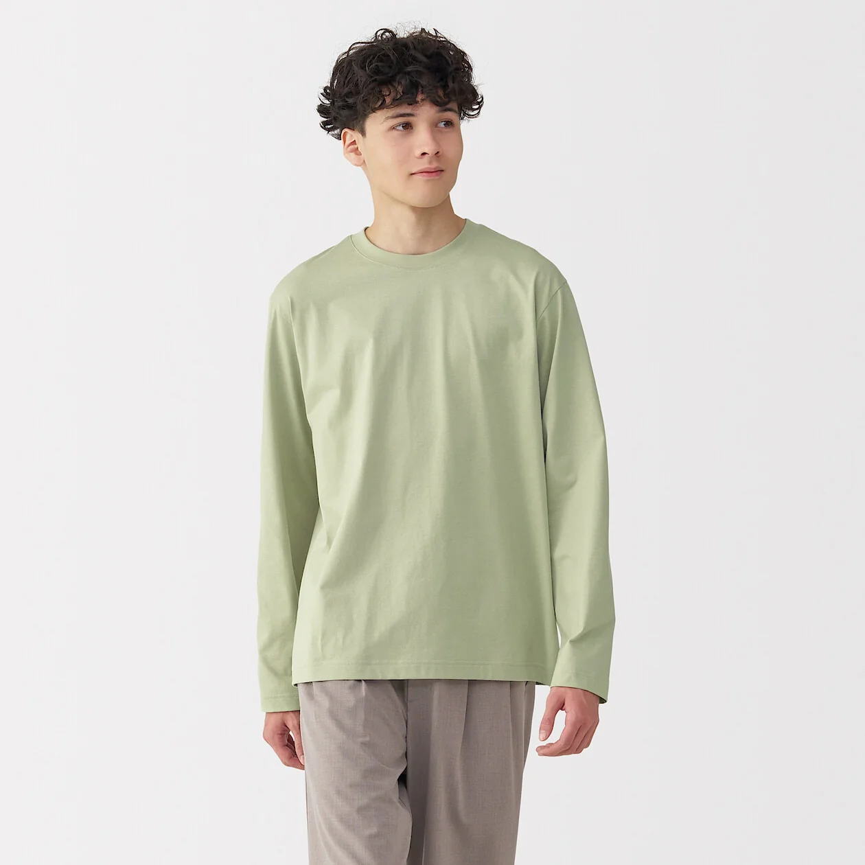 Jersey Crewneck Long Sleeve T-Shirt - Image 51