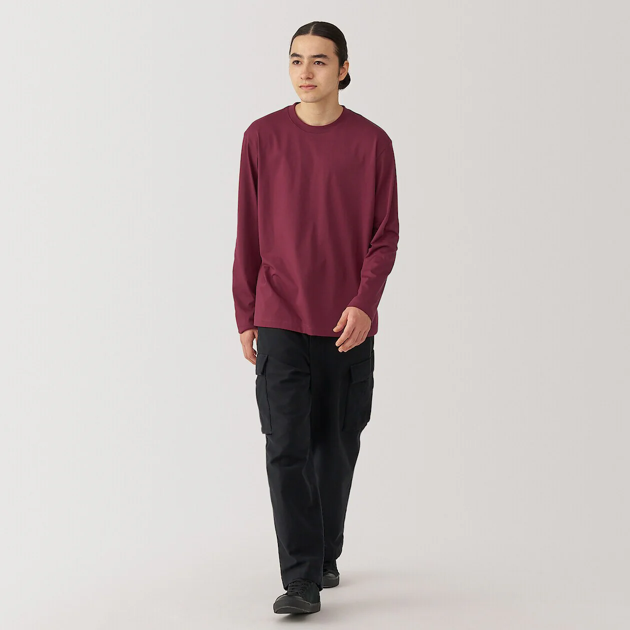 Jersey Crewneck Long Sleeve T-Shirt - Image 9