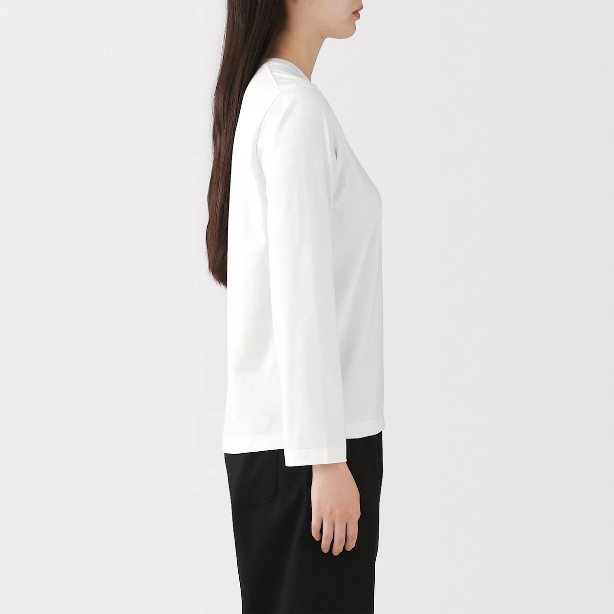 Jersey Crewneck Long Sleeve T-Shirt - Image 12