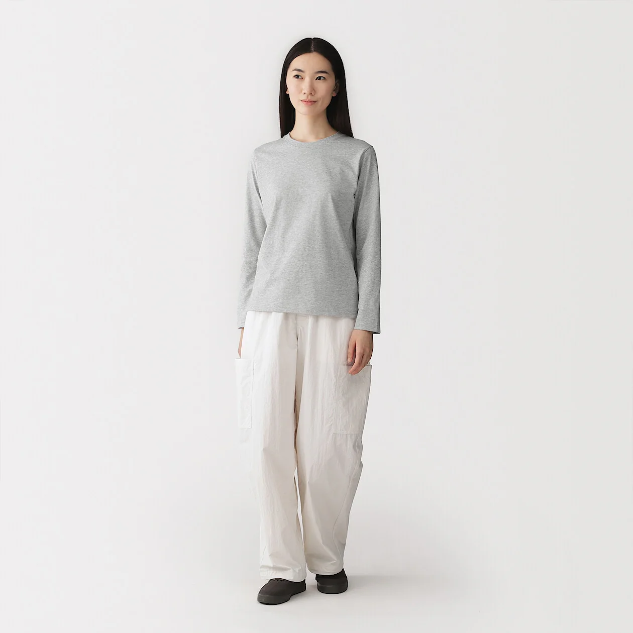 Jersey Crewneck Long Sleeve T-Shirt - Image 6