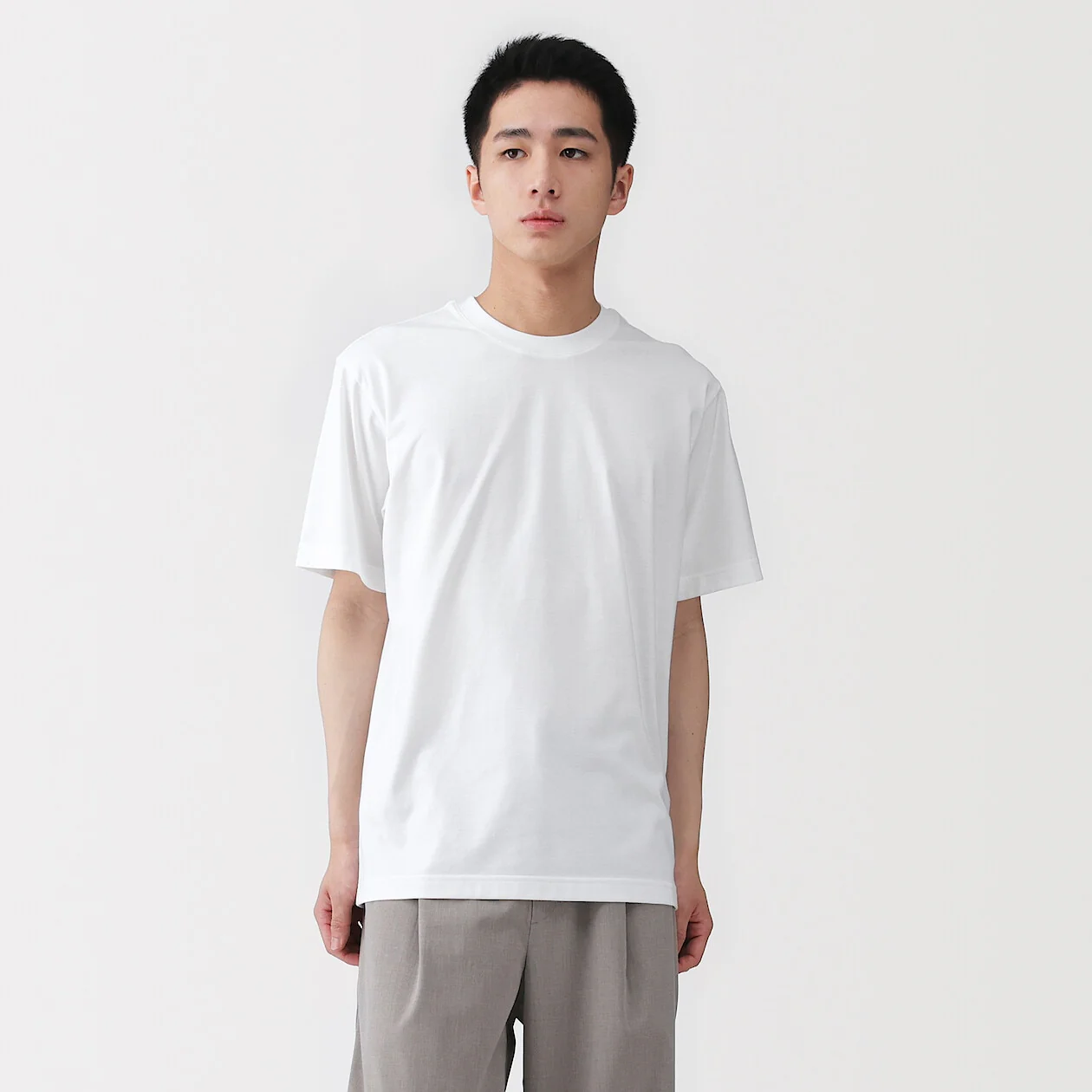 Jersey Crewneck Short Sleeve T-Shirt