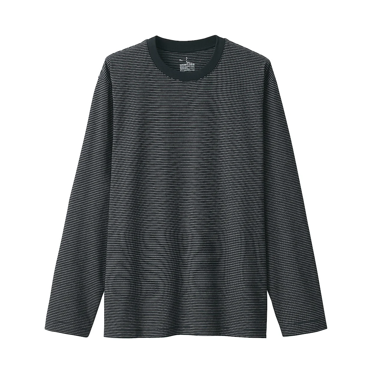 Jersey Striped Crewneck Striped Long Sleeve T-Shirt - Image 15