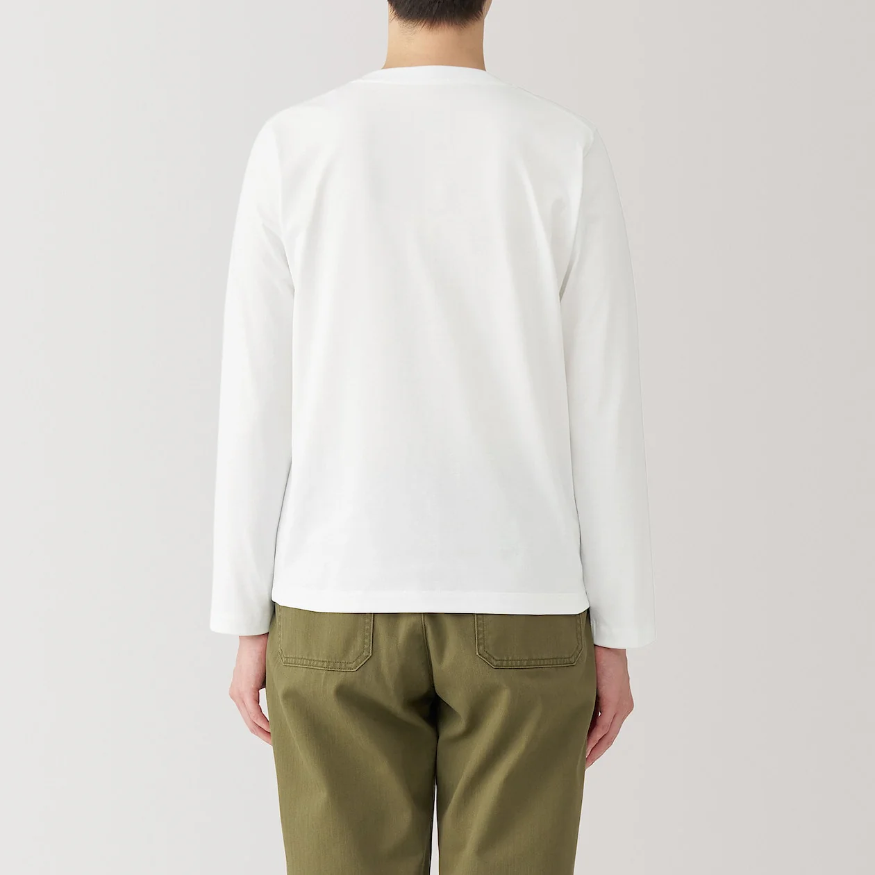 Jersey Crewneck Long Sleeve T-Shirt - Image 4