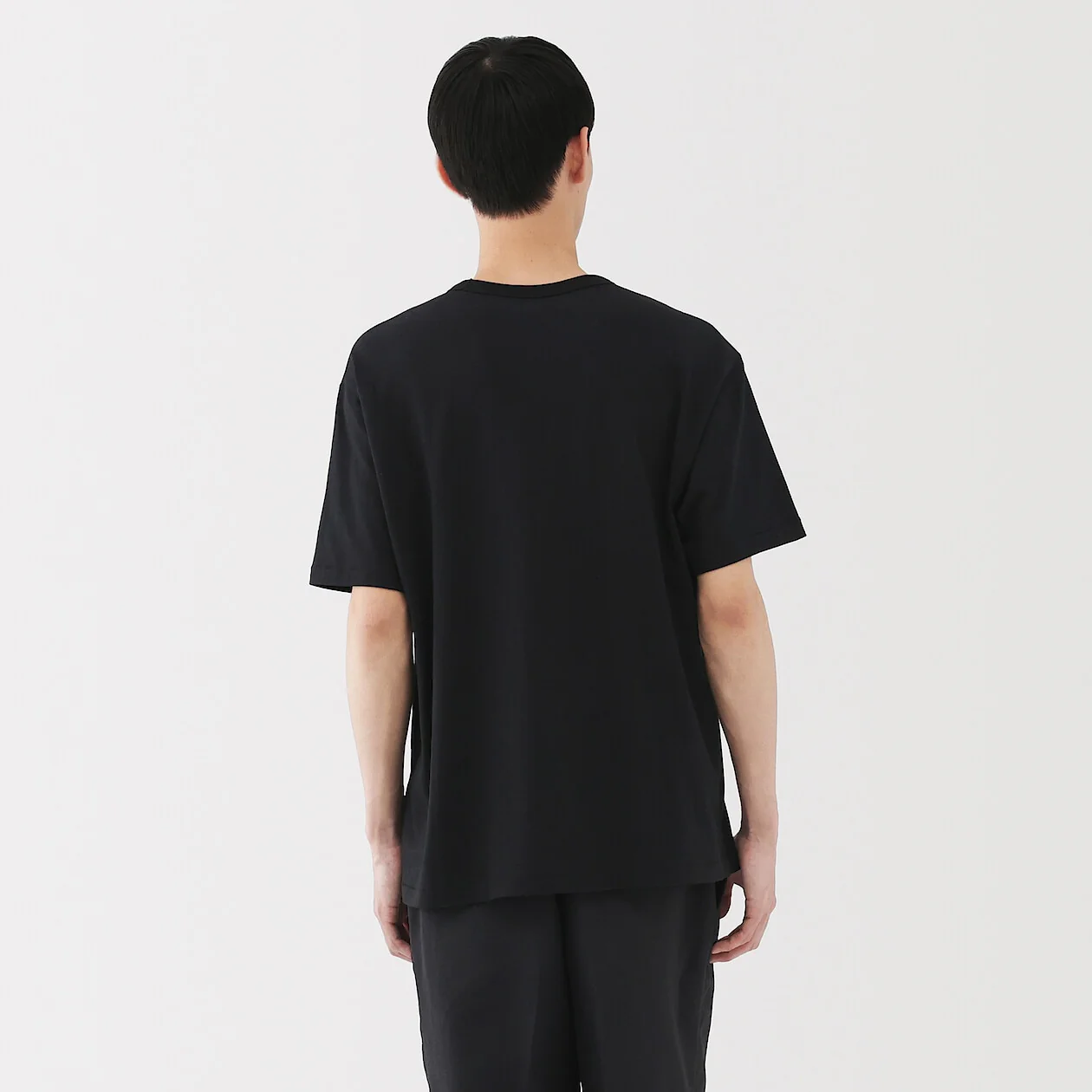 Loopwheel Knitted Crewneck Short Sleeve T-Shirt - Image 4
