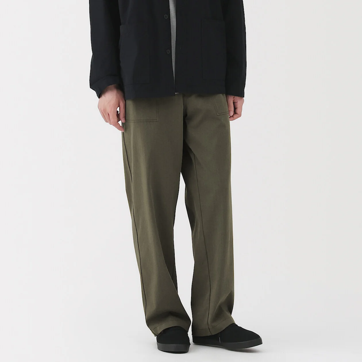2-Way Stretch Herringbone Baker Pants - Image 2