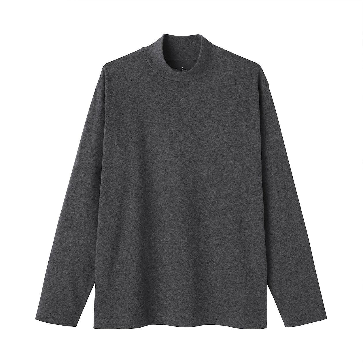 Brushed Jersey High Neck Long Sleeve T-Shirt - Image 26