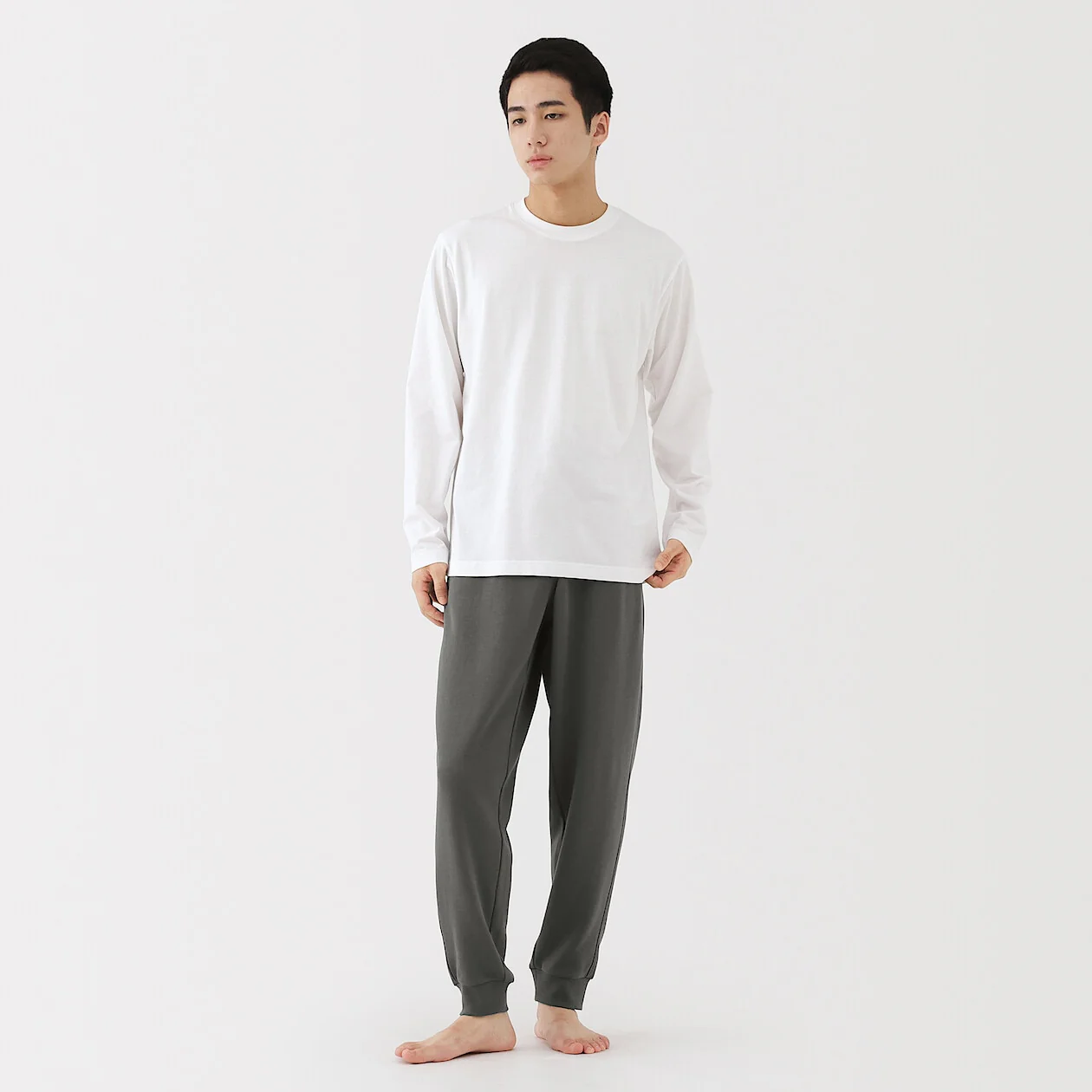 Cotton French Terry Long Pants - Image 11