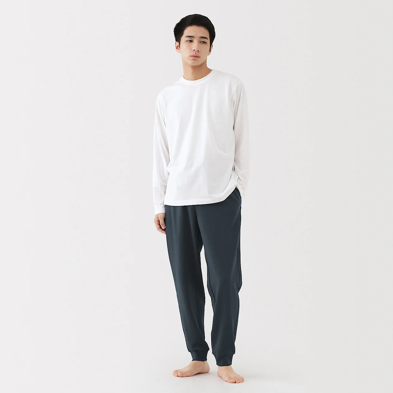 Cotton French Terry Long Pants - Image 20