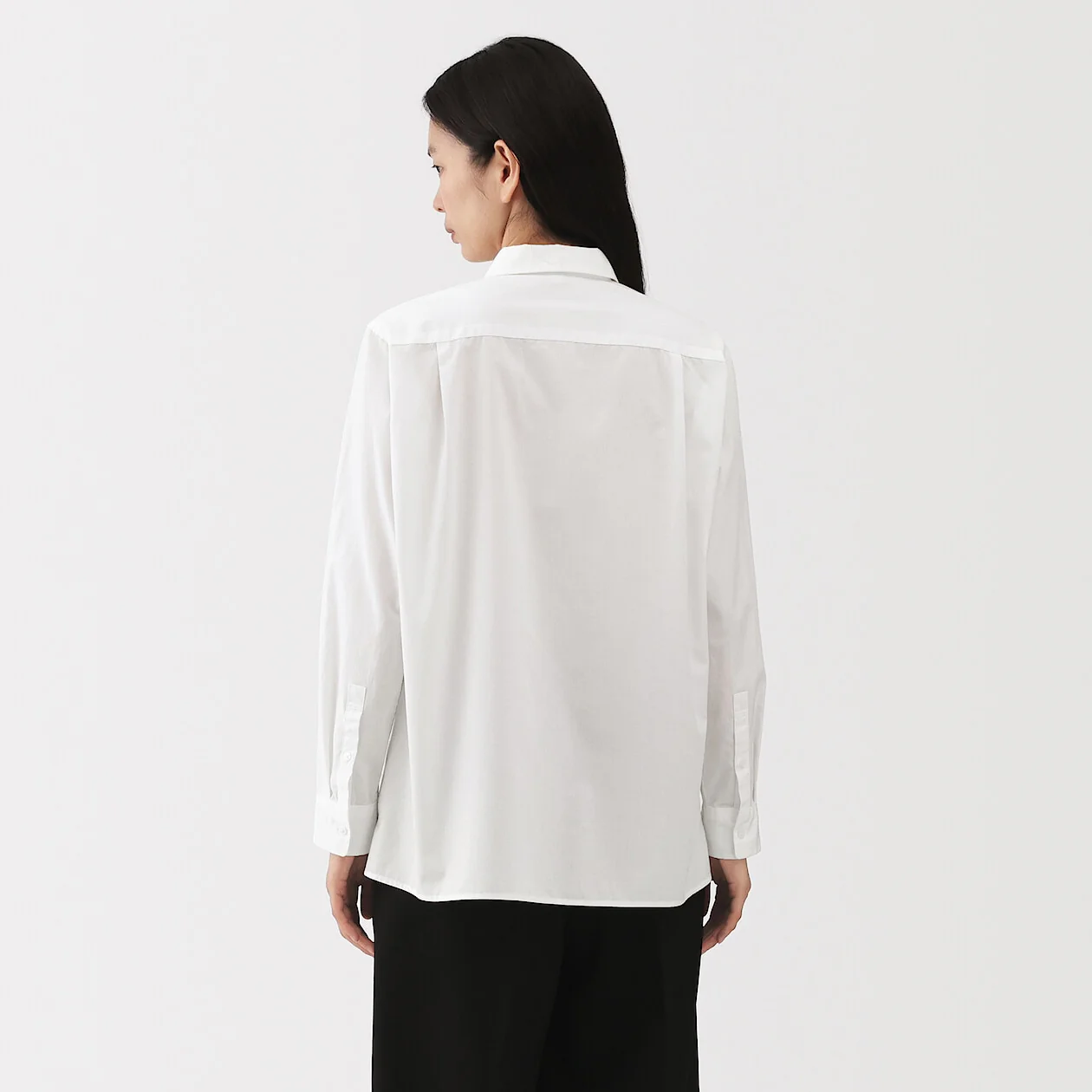 Cotton Poplin Collared Shirt - Image 15