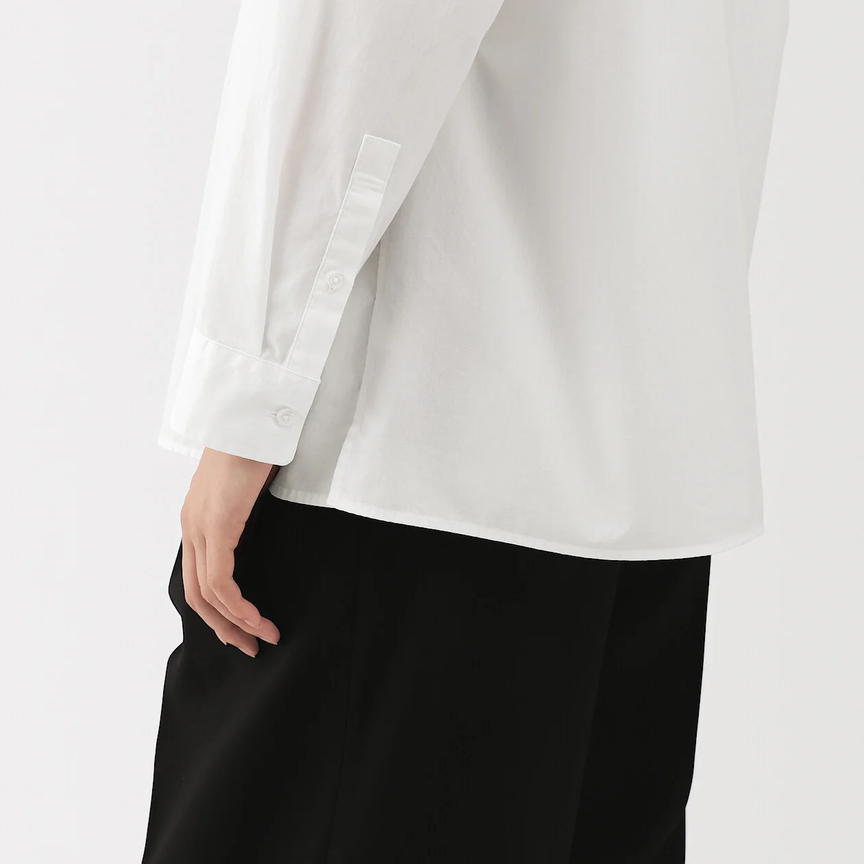 Cotton Poplin Collared Shirt - Image 17