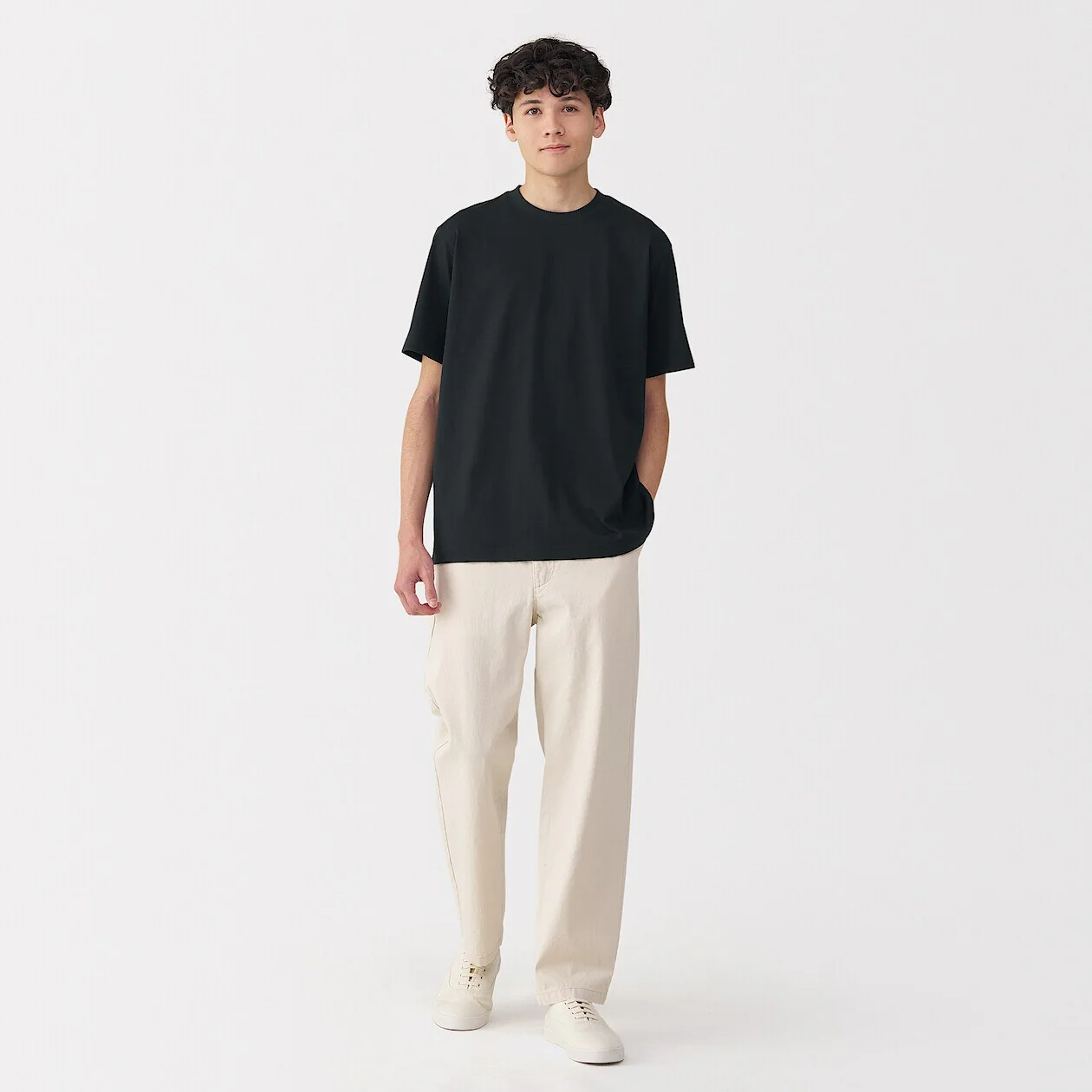 Jersey Crewneck Short Sleeve T-Shirt - Image 3