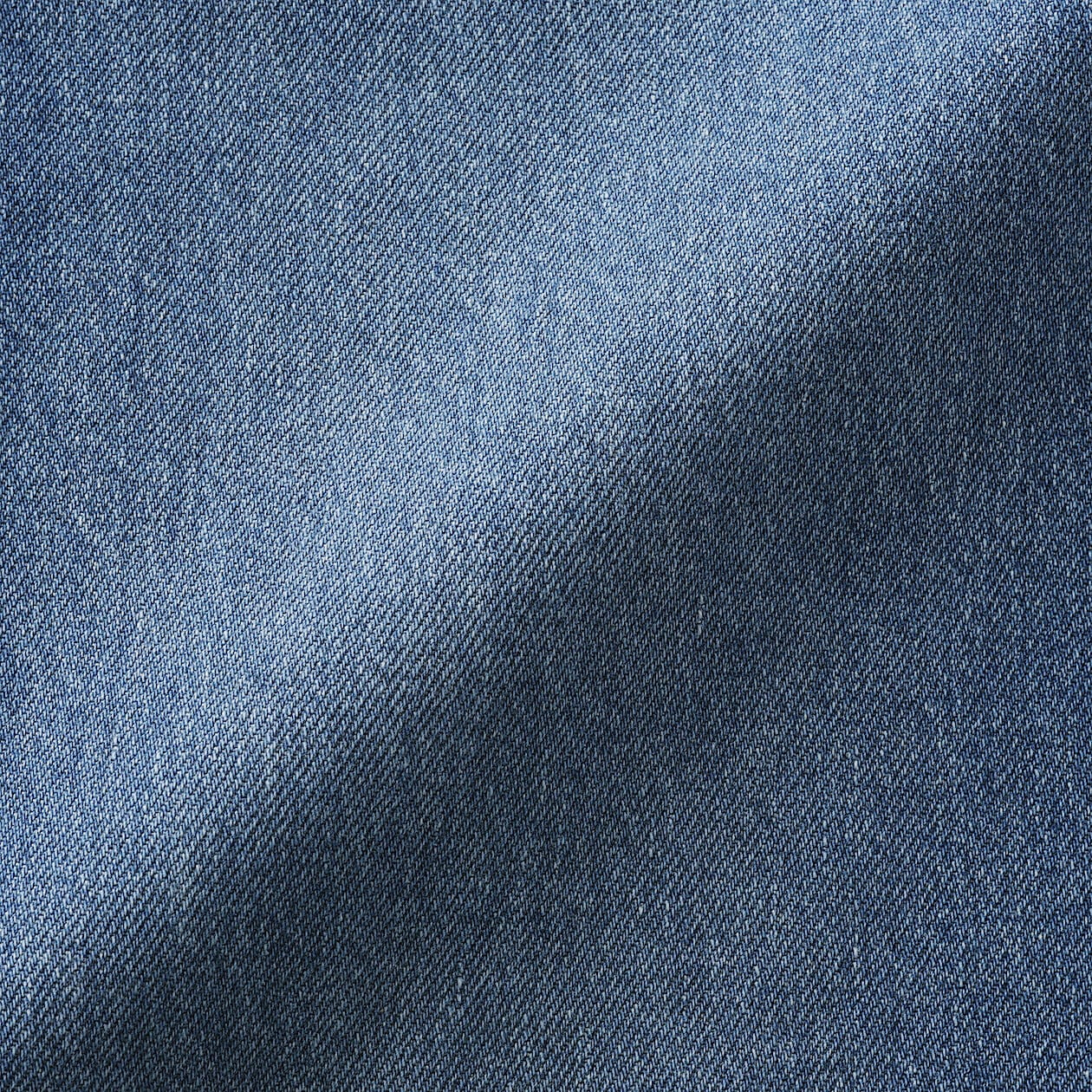Kapok Blended Denim Wide-Fit Pants - Image 6