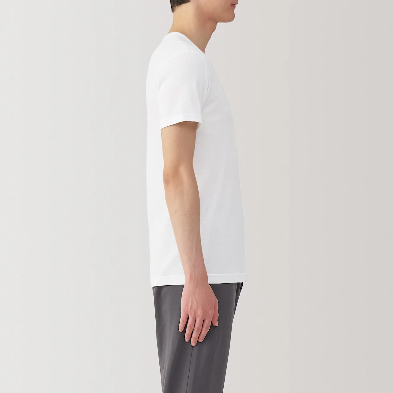 Moisture Wicking Cotton V-Neck Short Sleeve T-Shirt - Image 10